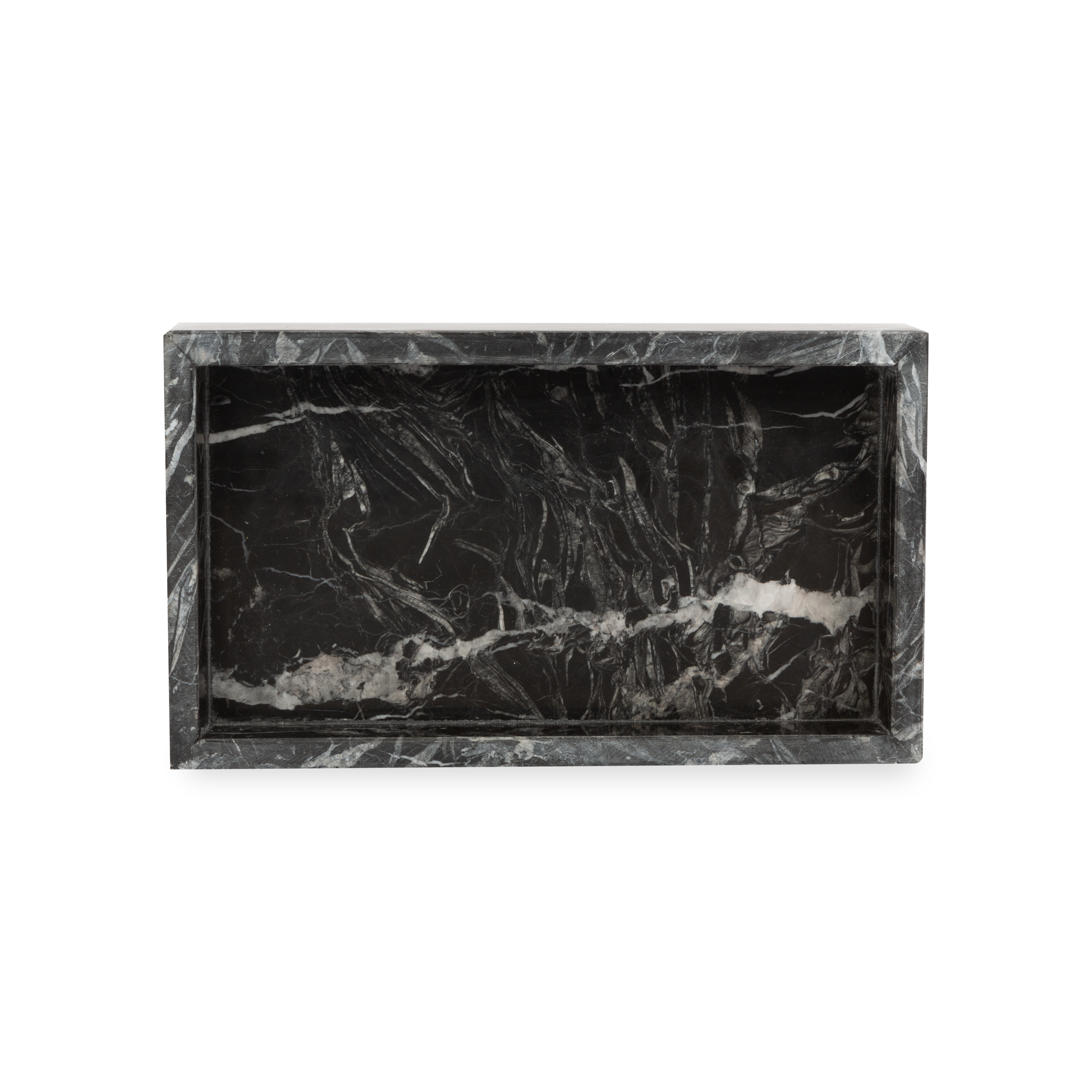Black Marble Soap Dish - Elegant Bathroom Organizer for Luxury Showers & Spa Decor | Perfect for Modern & Minimalist Bathrooms