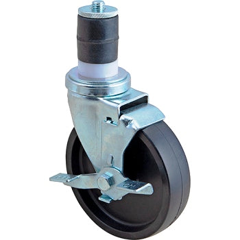 5W Swivel Stem Caster for Prep Tables - Heavy Duty Wheels with B NRE #600008 - Ideal for Commercial Kitchens, Food Service Carts, and Restaurant Equipment