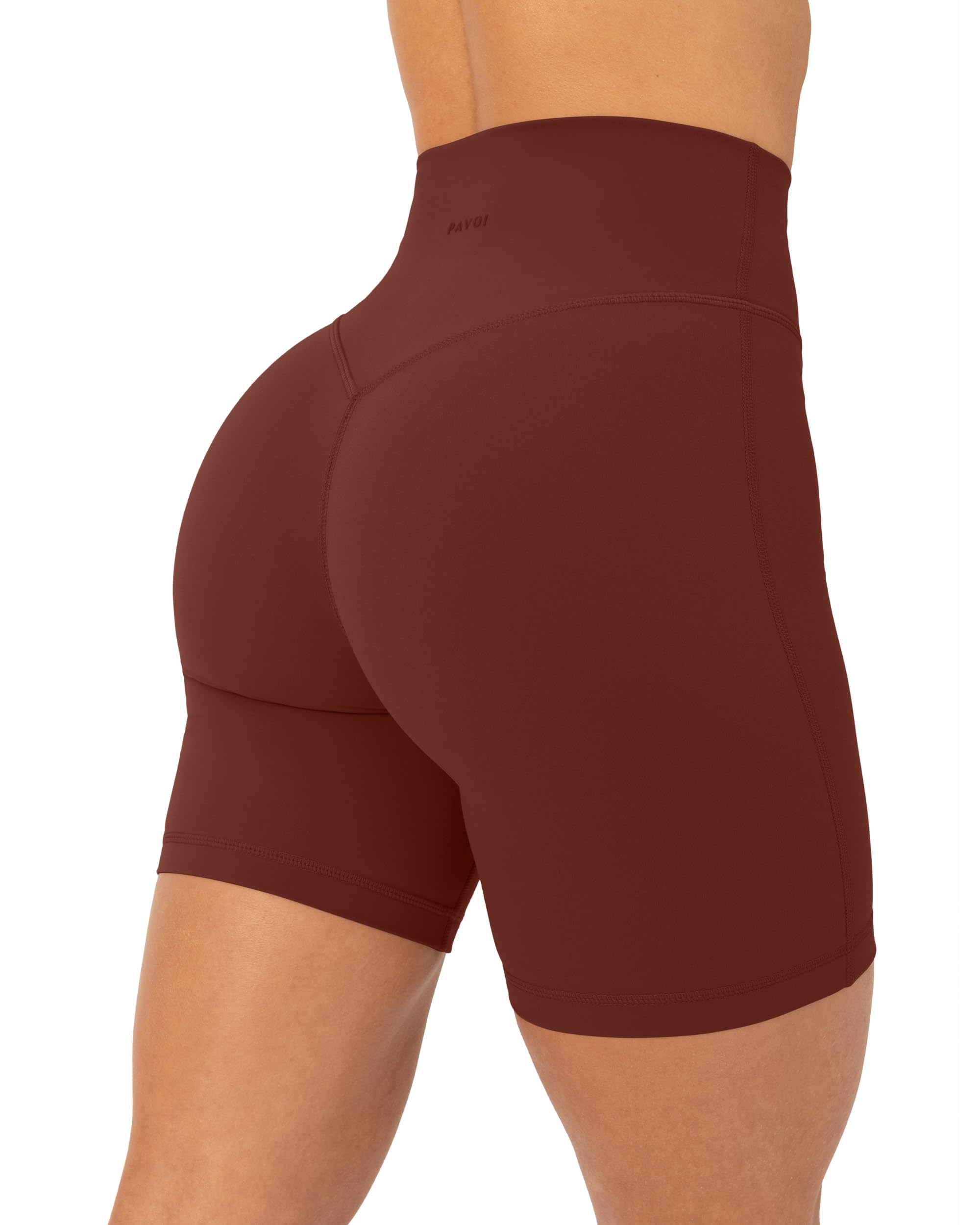 Buttery Soft High Waisted Yoga Shorts for Women - 4