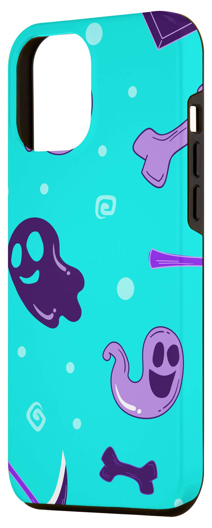 iPhone 12 Pro Max Vintage Witch Case with Magical Crystals - Gothic Spiritual Halloween Phone Cover for Witches, Pagans & Mystic Lovers - Perfect for Samhain, Full Moon Rituals & Witchy Aesthetics