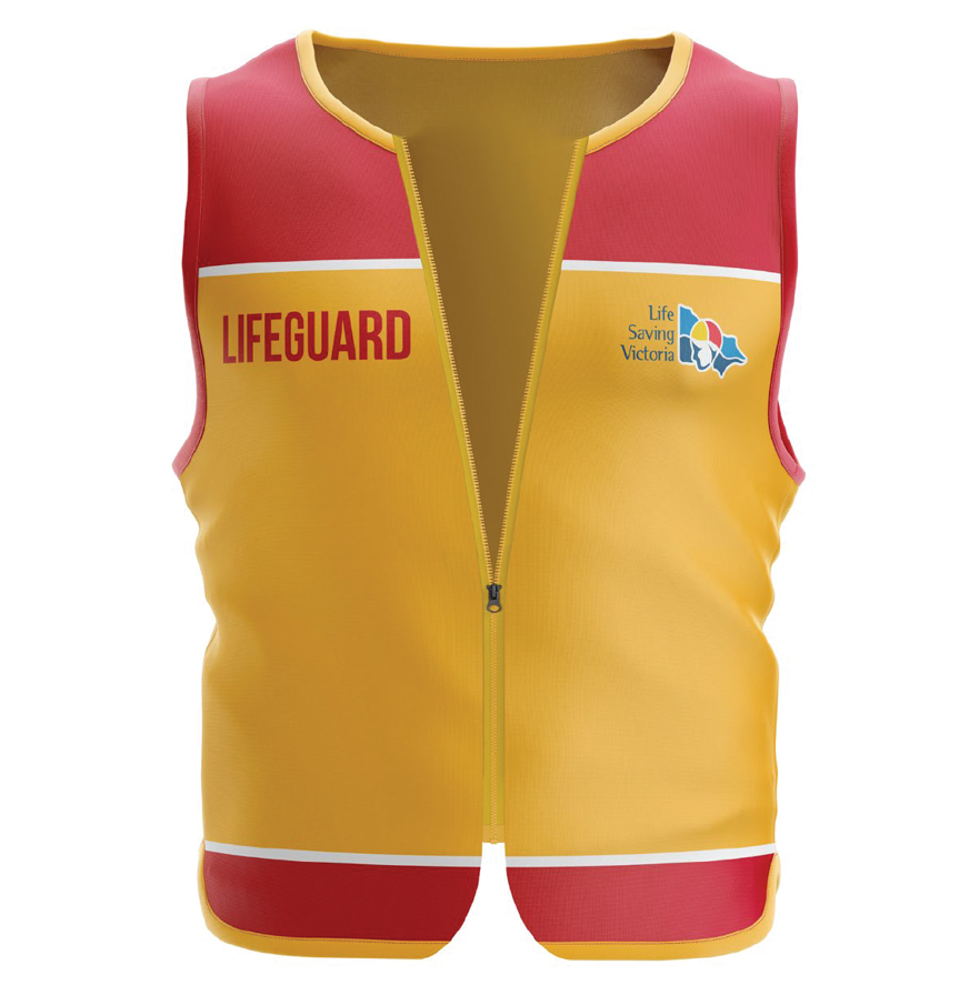 Pool Lifeguard Bib - High Visibility Safety Vest for Swimming Pools & Water Parks | Durable, Adjustable Lifeguard Equipment for Professional & Training Use