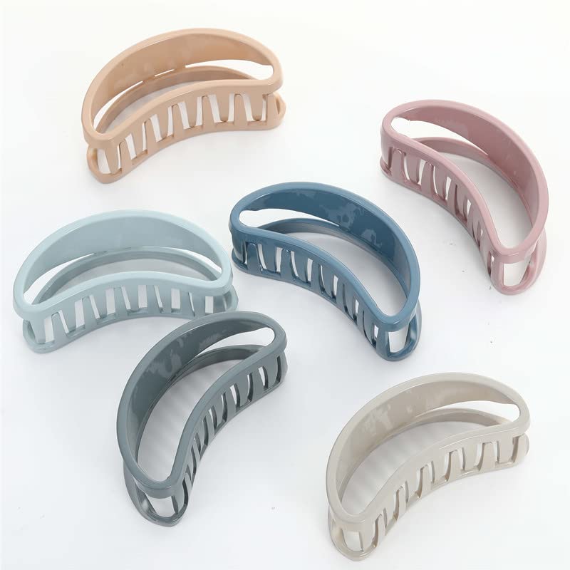 Trendy Club Large Acrylic Hair Claw Clip for Women - Strong Hold Hair Accessories for Thick Hair, Ponytails & Updos - Perfect for Work, Gym & Everyday Styling