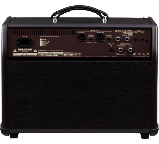 Boss Acoustic Singer Pro 120W 1x8 Acoustic Guitar Combo Amplifier - Professional Portable PA System for Live Performances, Studio Recording & Home Practice