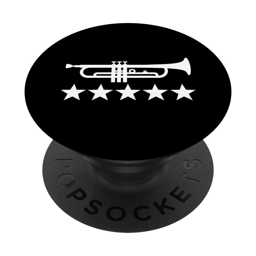 Trumpet Stars PopSockets Phone Grip & Stand - Expandable Phone Holder for iPhone, Samsung, Tablets - Perfect for Gaming, Selfies, and Hands-Free Viewing