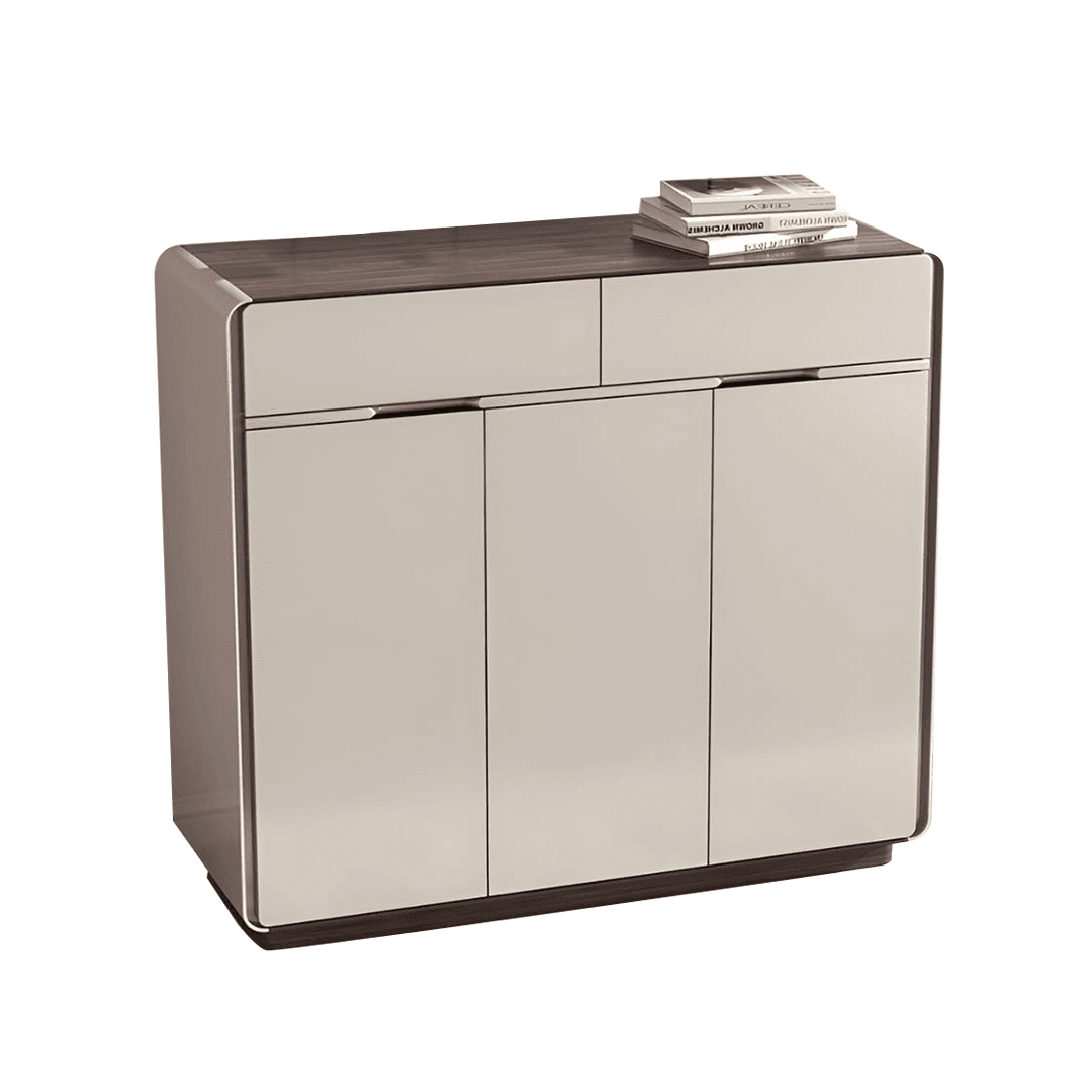Maura 3-Door Shoe Storage Cabinet - Organize & Display Shoes - Perfect for Entryway, Closet, or Bedroom Storage
