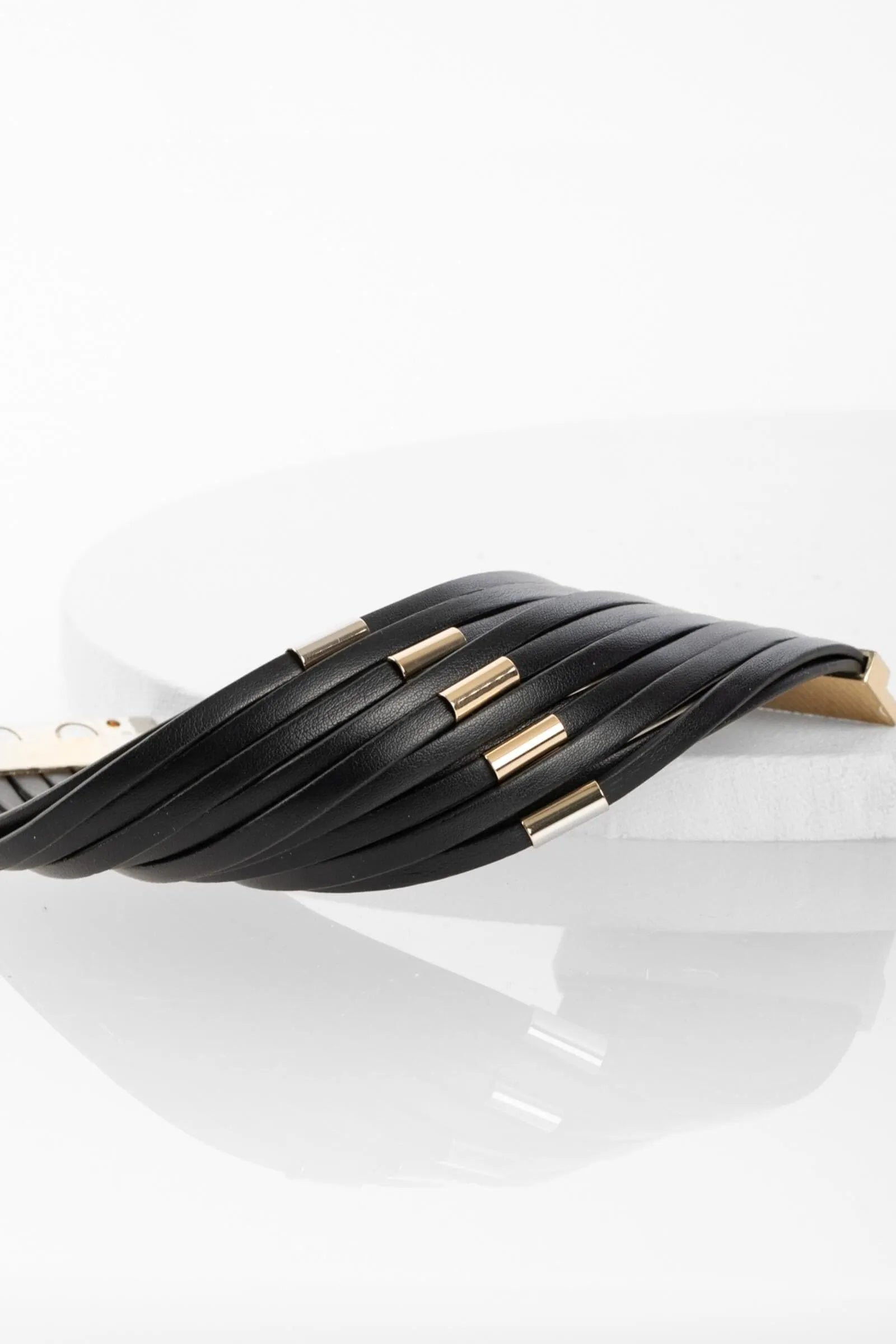 Eco-Friendly Multi Strand Vegan Leather Bracelet for Women - Stylish Boho Accessory for Everyday Wear & Casual Outfits