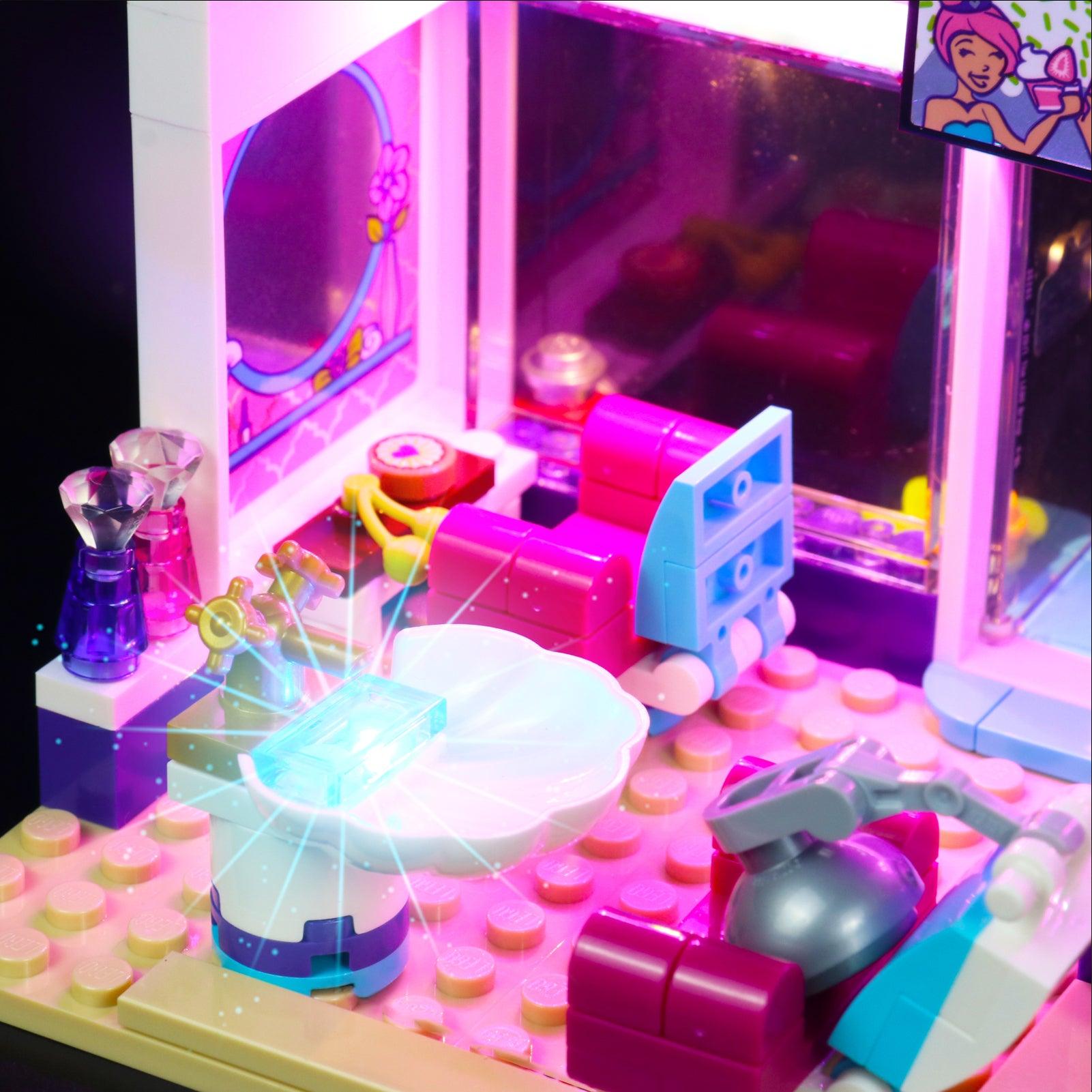 LEGO Friends Heartlake City Hair Salon 41391 Light Kit - Compatible with Building Blocks - Perfect for Nighttime Display & Room Decor