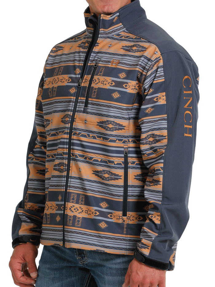 Men's Western Bonded Jacket MWJ1063005 - Blue Denim Cowboy Style Jacket for Rodeo, Ranch Work & Outdoor Adventures