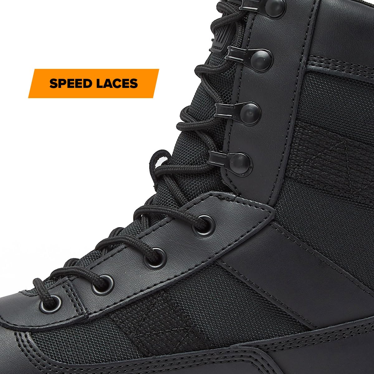 MAGNUM Men's Bragg Waterproof Tactical Boots - Military & Hiking Boots for Men, Lightweight Breathable Work Boots - Perfect for Outdoor Adventures, Hunting & Construction Sites