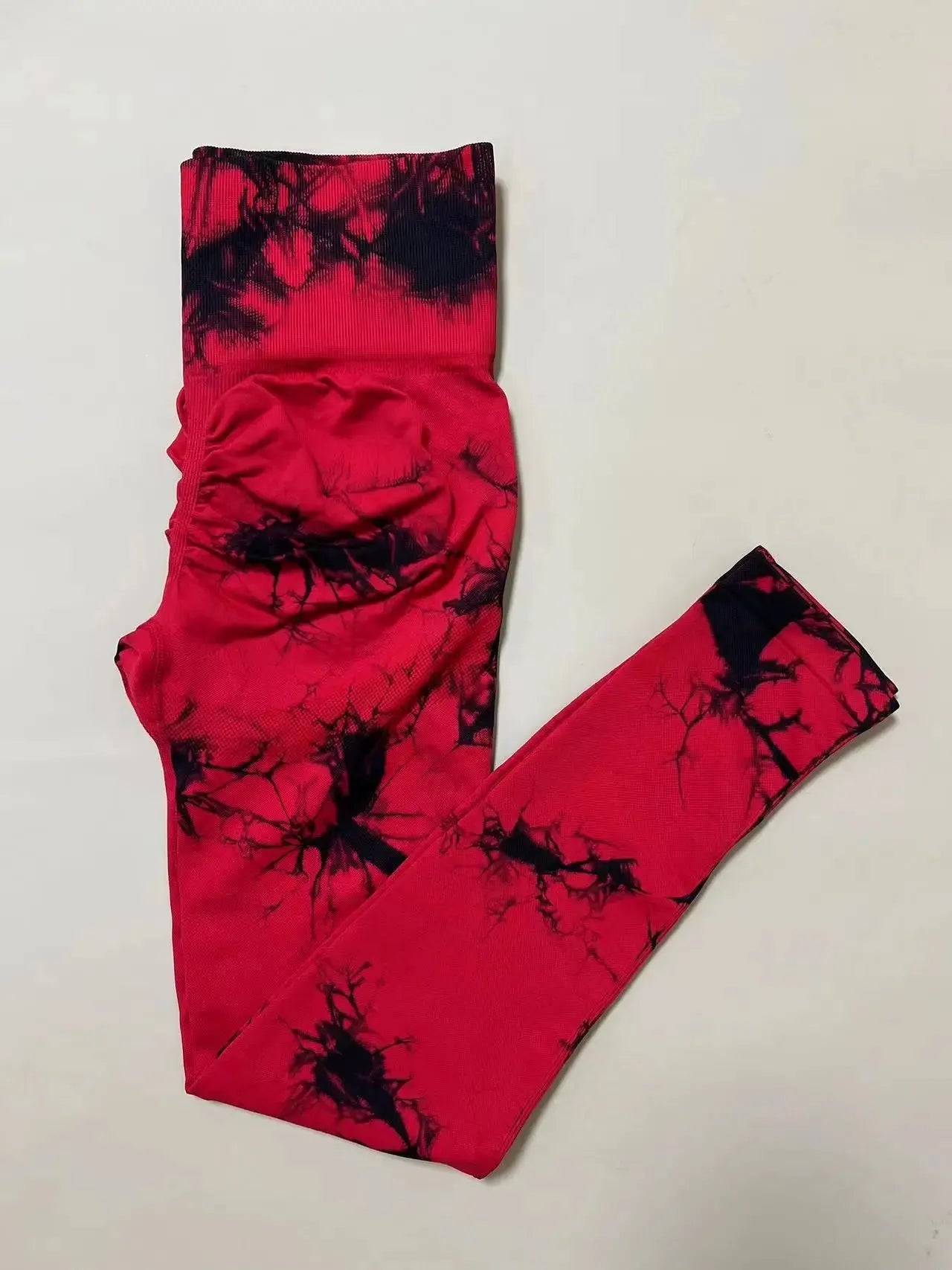 Women's Tie-Dye Gym Leggings - Seamless High Waist Yoga Pants for Workout & Training | Scrunch Butt Sports Fitness Tights | Perfect for Yoga, Running, Gym & Everyday Wear