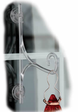 Window Glass Hanger - Suction Cup Hooks for Windows, Mirrors & Tiles - Strong Clear Adhesive Hooks for Hanging Plants, Decor & Towels - Perfect for Bathroom, Kitchen & Home Organization