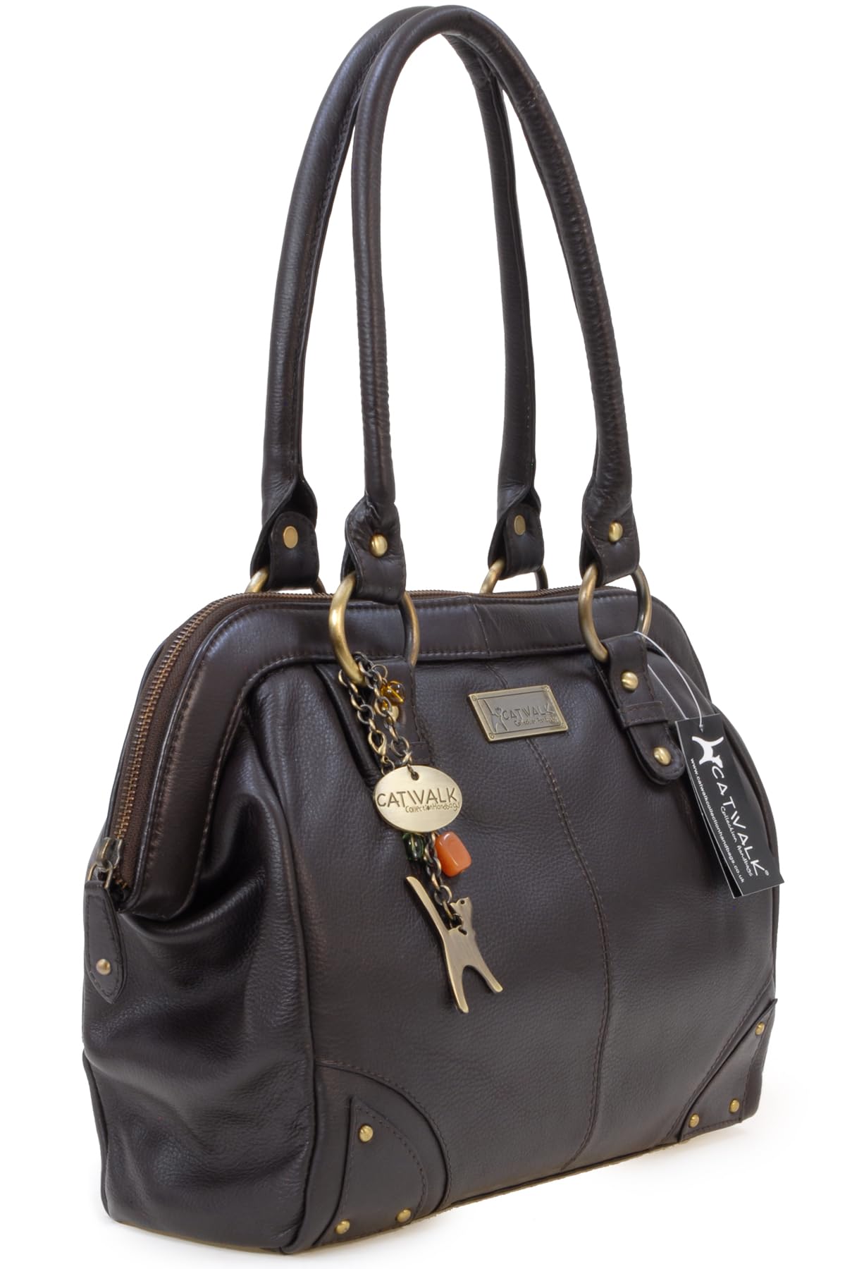 Stylish Large Leather Shoulder Bag for Women - Professional Work Tote & Doctor Bag - Catwalk Collection Handbags - Perfect for Office, Business Meetings & Daily Commute