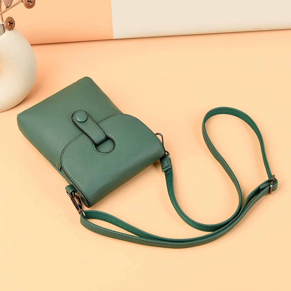 Women's Crossbody Shoulder Bag - Soft PU Leather Phone Wallet with Large Capacity for iPhone 11/12/13/Pro Max (Up to 6.7