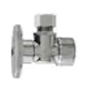 3/8 Inch Brass Angle Valve - FIP x Compression Quarter Turn Shutoff Valve (NRE #111695) for Plumbing, Water Heater & Appliance Connections