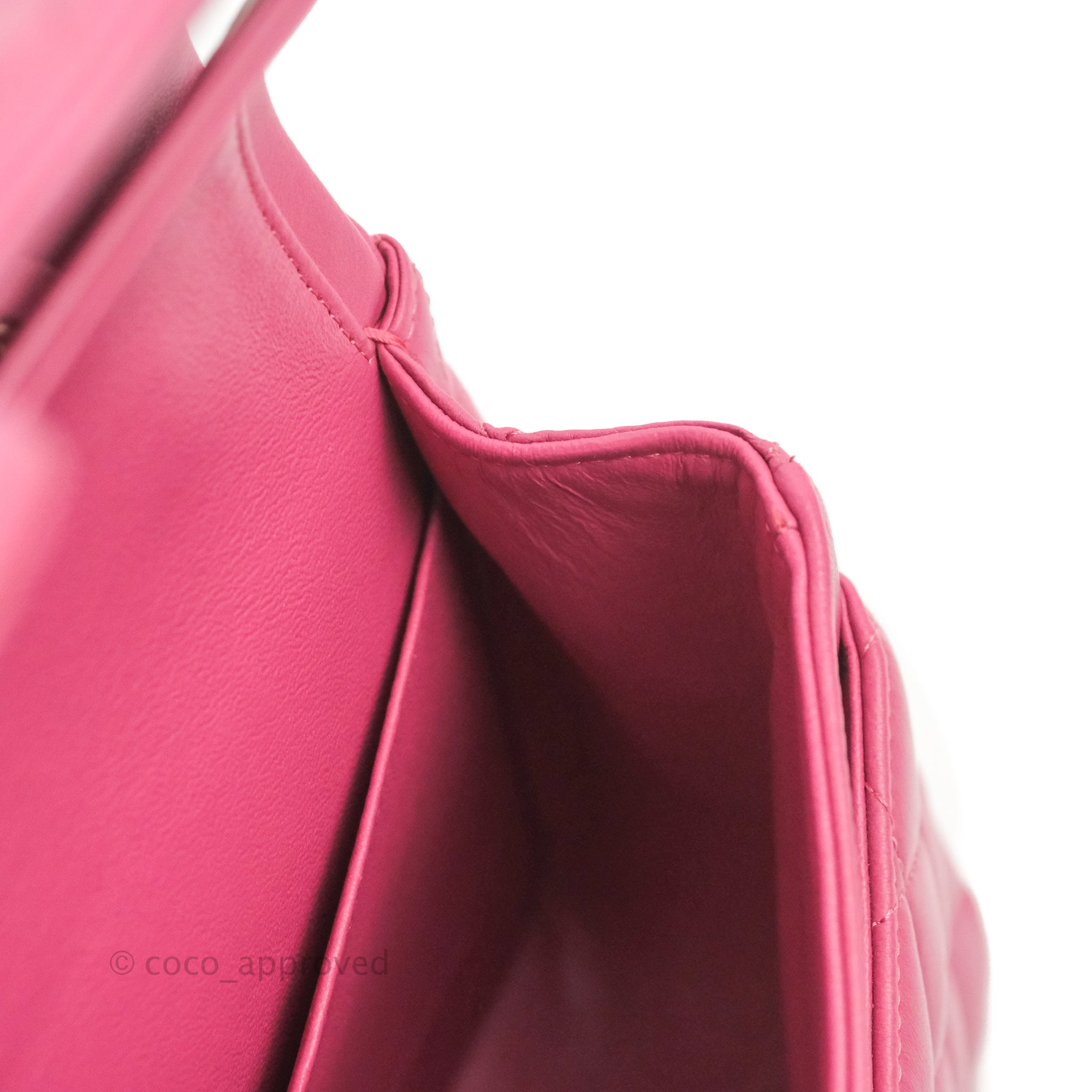 Chanel Classic Medium Double Flap Bag in Pink Lambskin Leather with Matte Gold Hardware - Luxury Handbag for Women, Perfect for Date Nights & Special Occasions