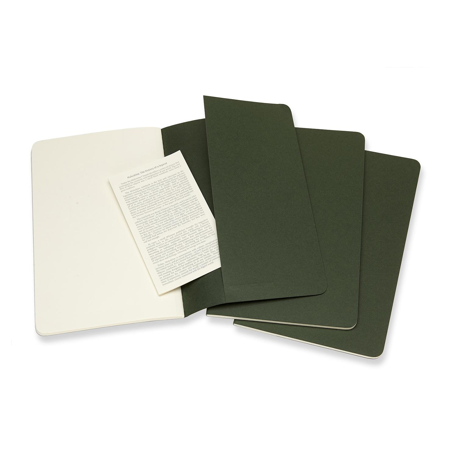 Premium Cahier Large Notebook Set - 3-Pack Lined Journal for Writing, Sketching & Note Taking - Ideal for School, Office & Creative Projects