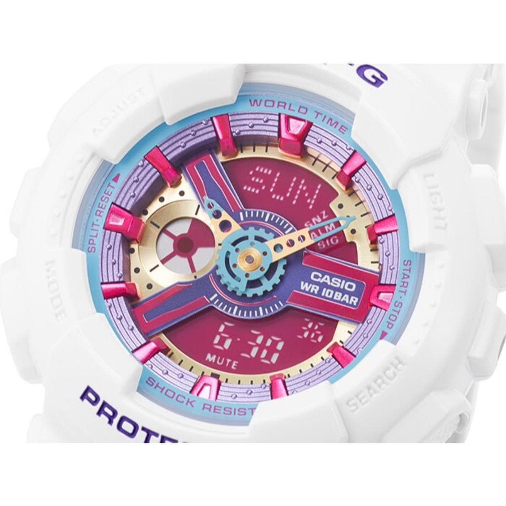 CASIO BABY-G BA-112-7ADR Women's Digital Sport Watch - Shock Resistant, Water Resistant, LED Light - Perfect for Running, Swimming & Outdoor Activities