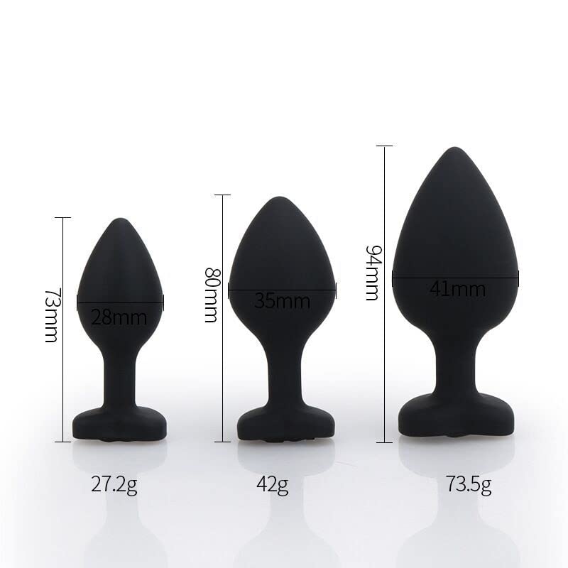 Premium Soft Silicone Anal Plug - Comfortable Butt Plug Massager with Bullet Vibrator for Couples | Sensual Adult Toy for Enhanced Pleasure & Intimacy | Perfect for Spicing Up Your Sex Life & Romantic Nights