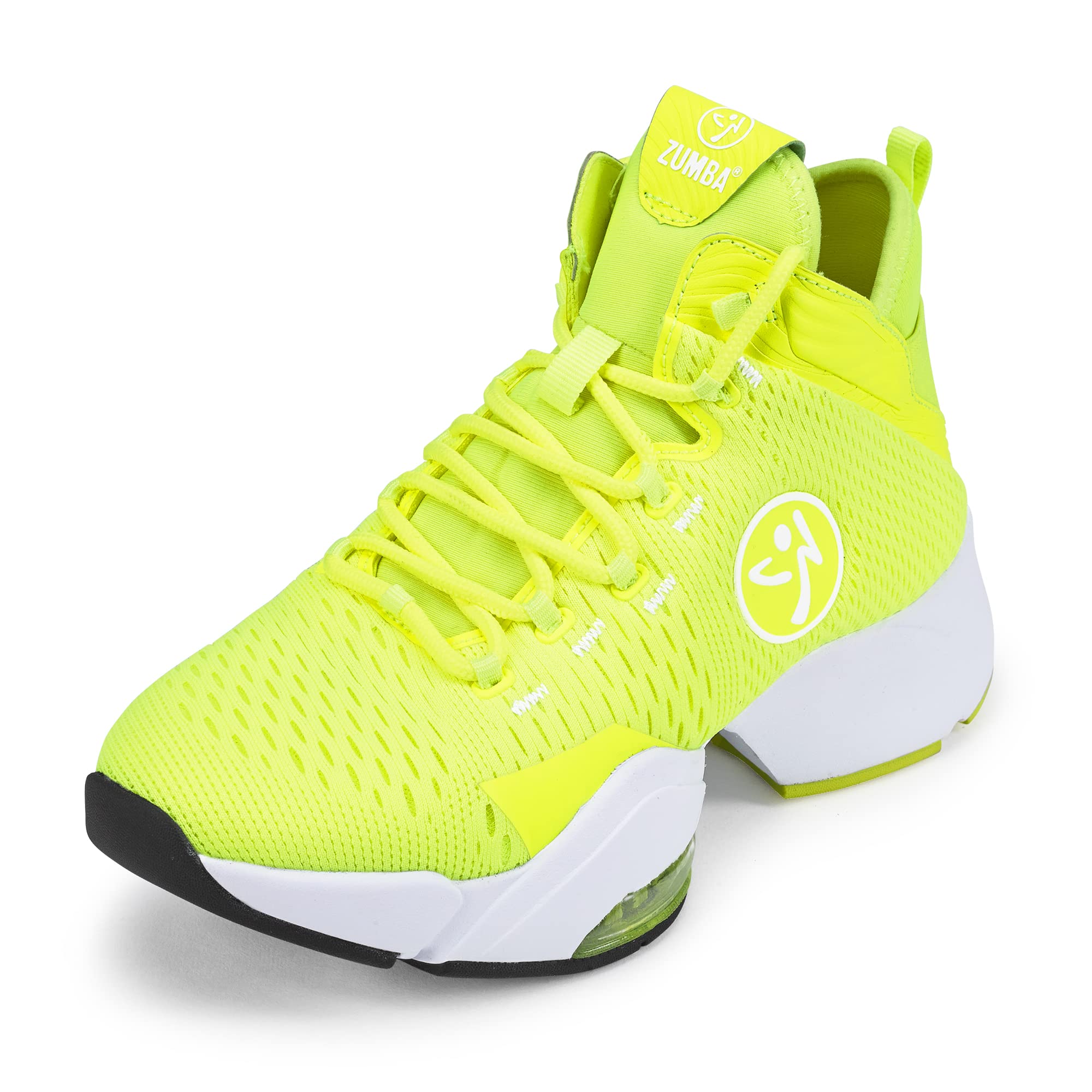 ZUMBA Women's Air Funk Stomp Sneakers - Mid-Top Dance Shoes for Zumba, Jazz & Hip Hop - Lightweight Comfortable Workout Sneakers for Fitness & Dance Classes
