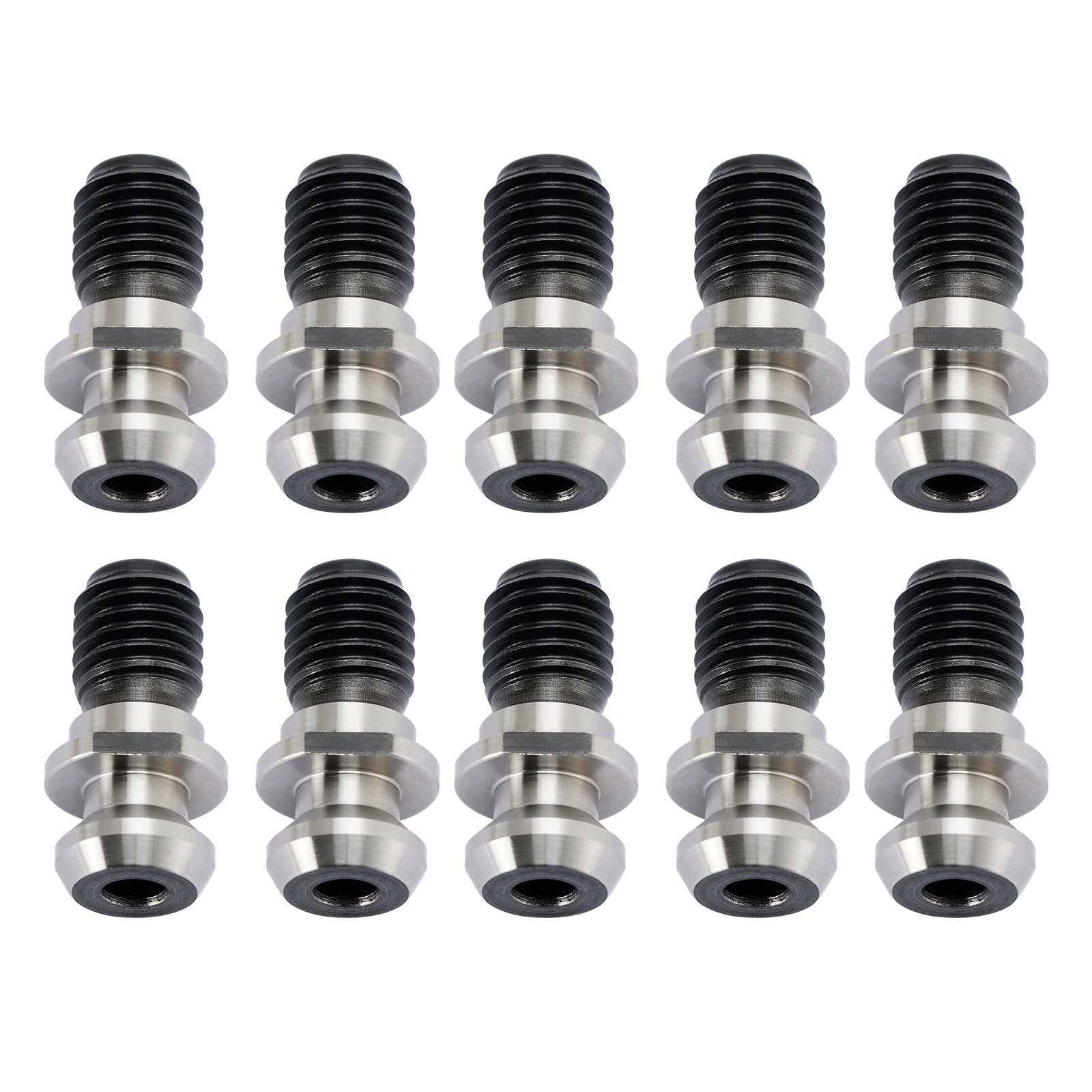 10Pcs CAT40 45° 0.740 Coolant Pull Stud Retention Knob for Mazak Fadal CNC Machines - High Precision Tool Holder Accessories for Milling, Drilling & Metalworking Operations