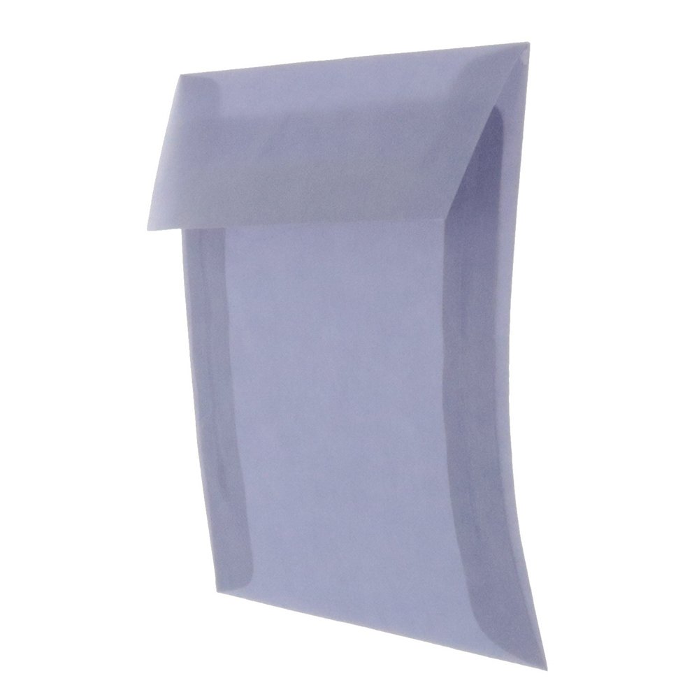 JAM PAPER 6 x 6 Inch Square Translucent Vellum Invitation Envelopes - Wisteria Purple - Bulk Pack of 250 - Perfect for Wedding Invitations, Greeting Cards, and Party Stationery