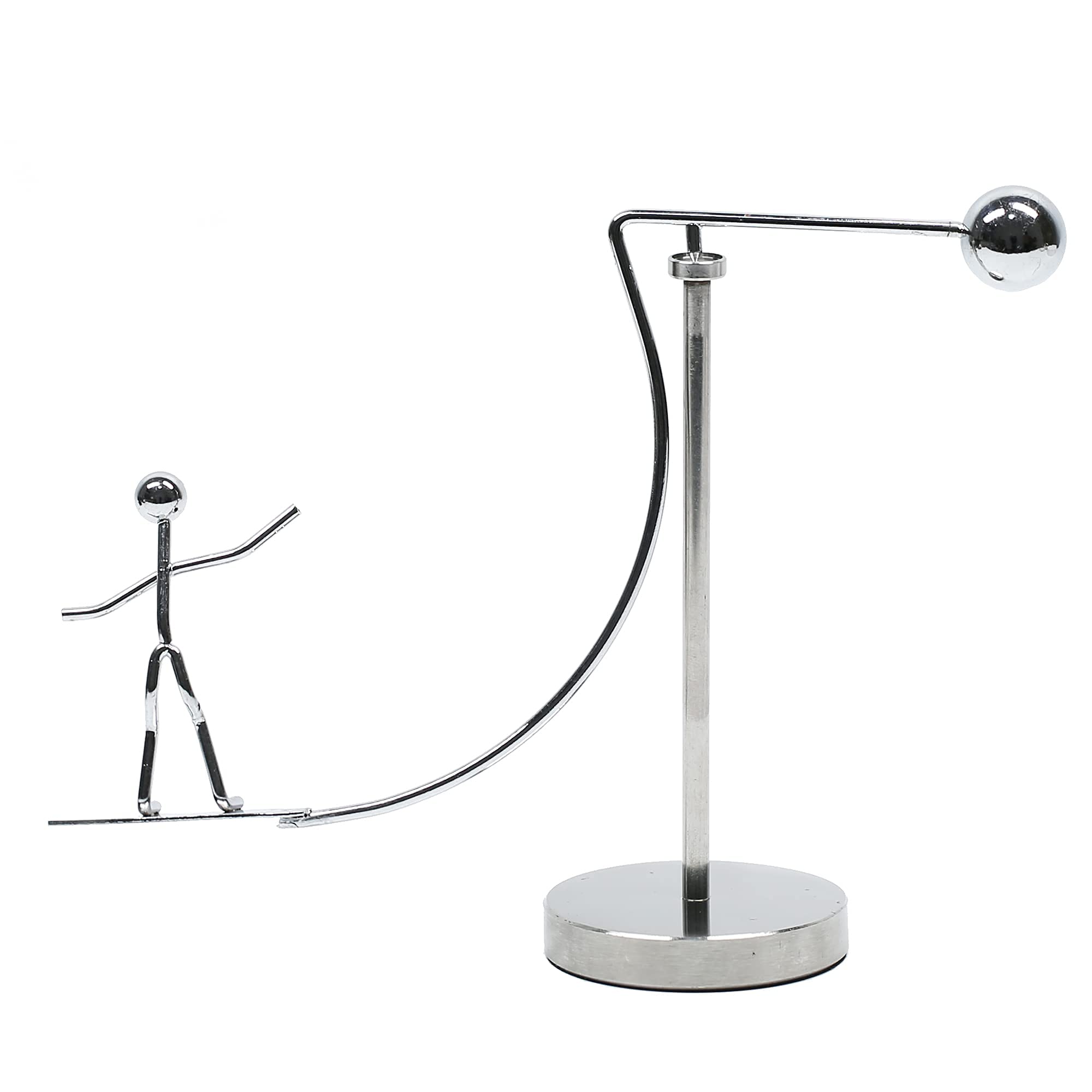 Magictech Steel Balance Toy - Kinetic Art Desk Decor for Home & Office | Stress Relief & Focus Tool | Perfect for Adults & Kids (PH03-PH06)