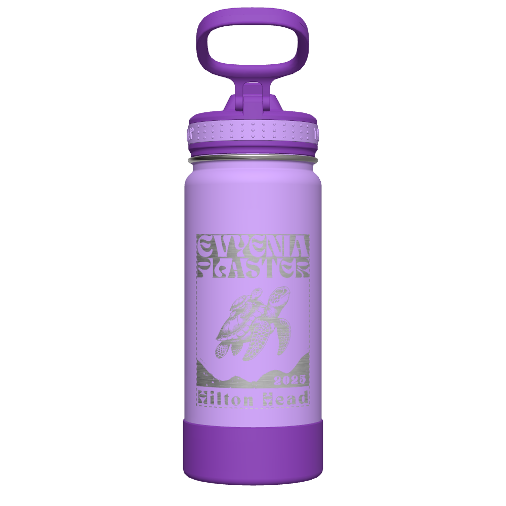 Customized Active Kids Water Bottle with Straw Lid - Leakproof & BPA Free - Perfect for School, Sports & Outdoor Activities