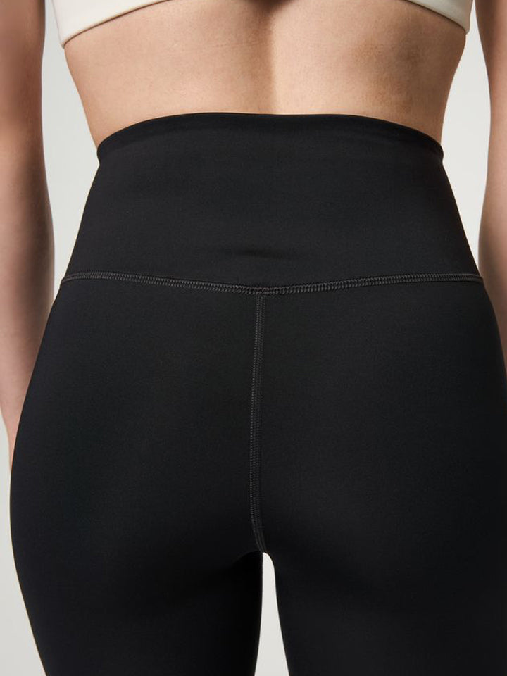 Girlfriend Collective High Waist Rib Flare Leggings for Women - Black | Yoga, Workout & Lounge Wear | Comfortable & Stylish Activewear