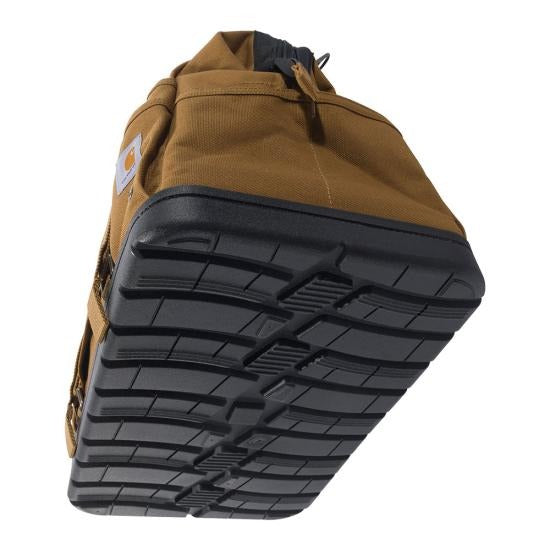 18 Inch Heavy Duty Molded Base Tool Bag - Durable Storage for Electricians, Contractors & DIY Projects - Perfect for Work, Home & Garage Organization
