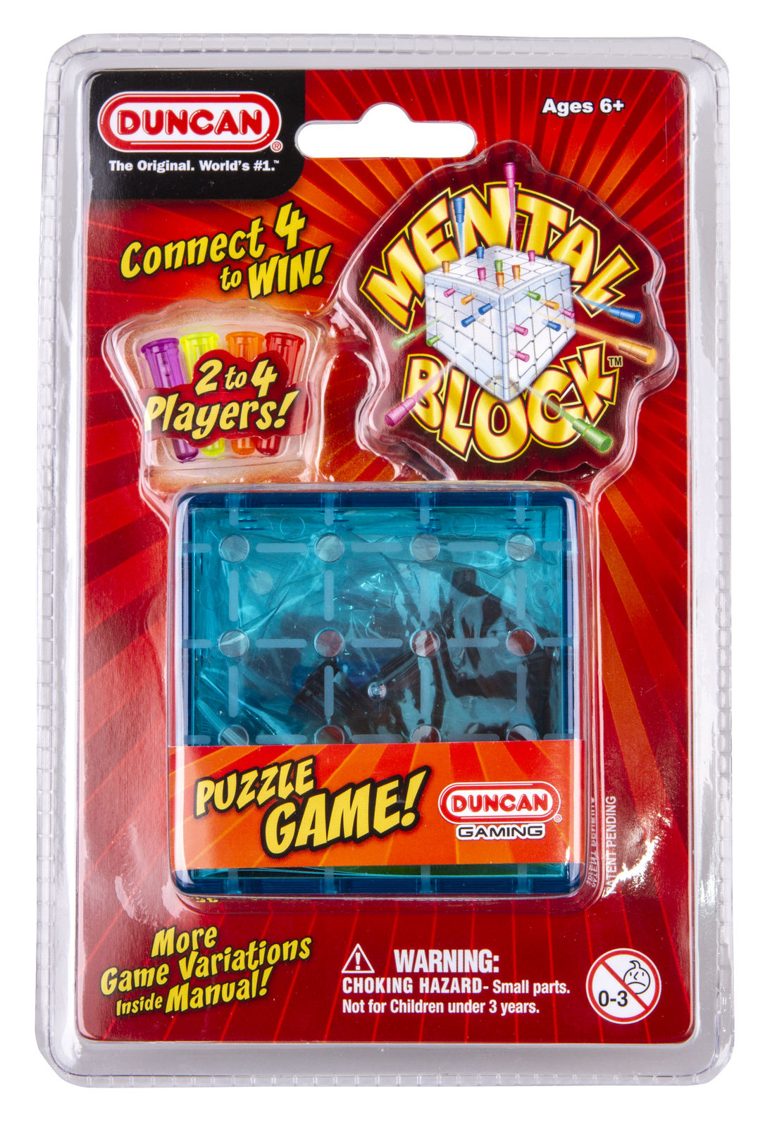 Duncan Mental Block Puzzle - Challenging Brain Teaser for Adults & Kids - Perfect for Stress Relief, Office Desk & Family Game Night