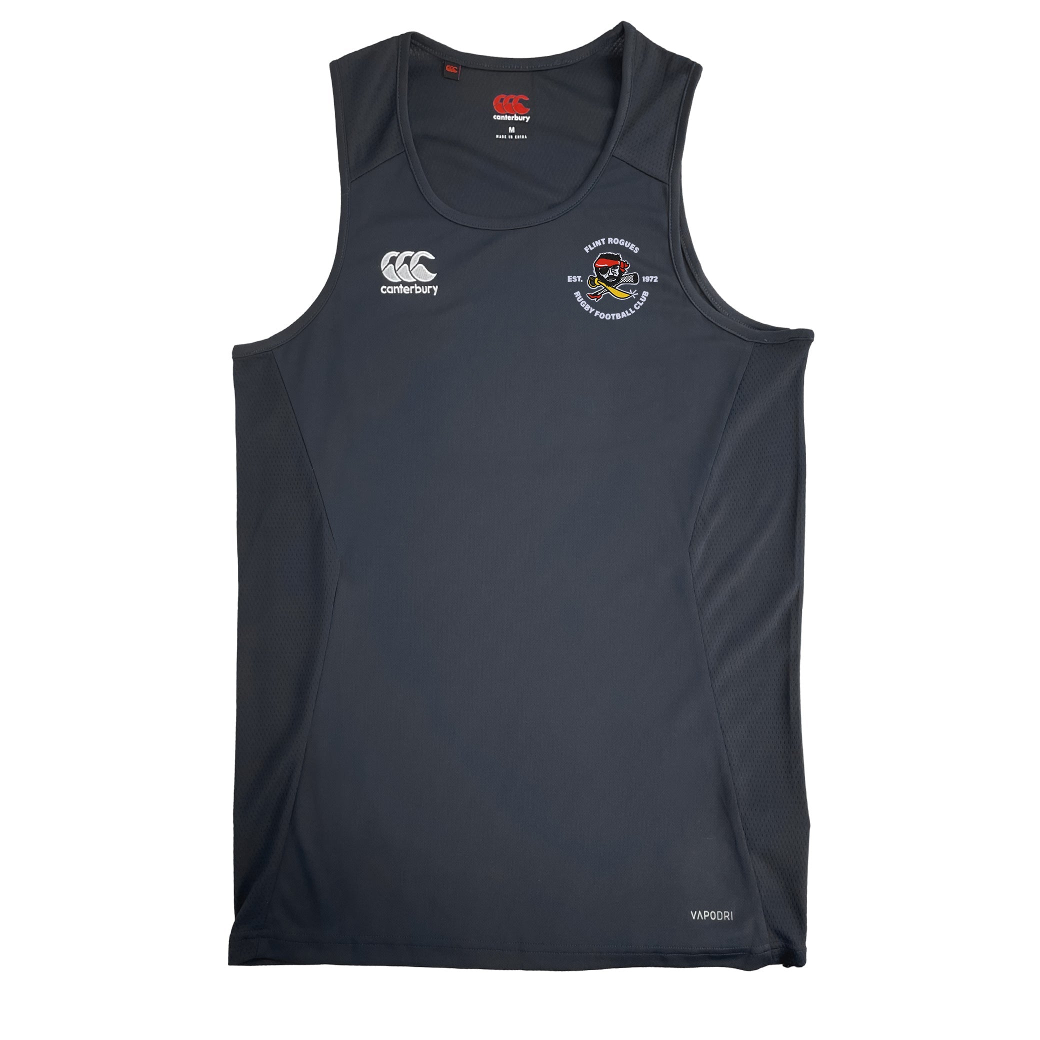 Flint Rogues RFC CCC Club Dry Singlet - Moisture-Wicking Performance Shirt for Rugby & Training - Perfect for Sports, Workouts & Outdoor Activities