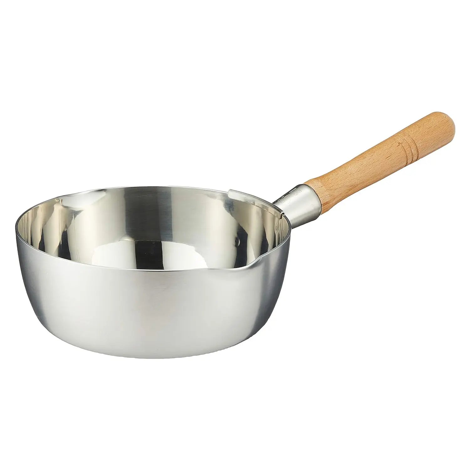 Premium Honma Seisakusho 3-Ply Stainless Steel Yukihira Saucepan - Professional Japanese Cookware for Home Chefs - Perfect for Simmering, Sauces & Asian Cuisine