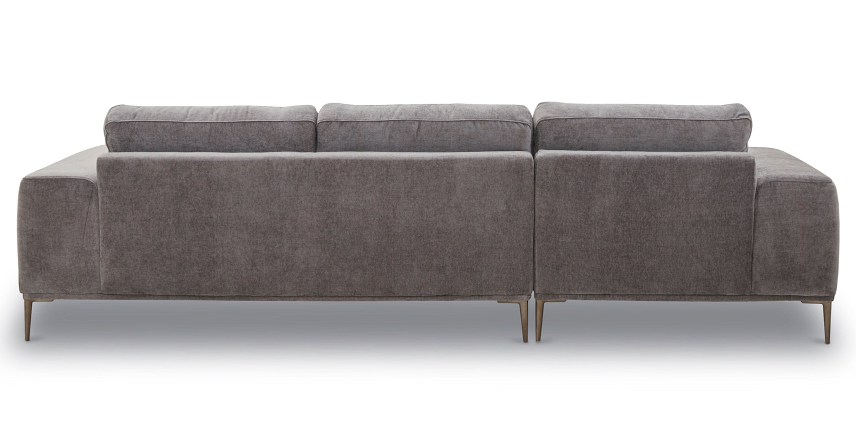 Rue Left Facing Sectional Sofa - Modern L-Shaped Couch with Reversible Chaise for Living Room, Family Room & Apartment | Comfortable Fabric Upholstery, Sturdy Frame | Perfect for Small Spaces & Home Theater Setup