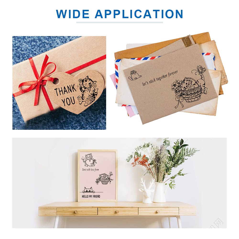 Easter Bunny Egg Clear Stamps Set - Silicone Rubber Stamps for Card Making, Scrapbooking, Photo Albums & DIY Crafts - Includes Floral Designs & Easter Words - Perfect for Easter Decorations, Greeting Cards & Handmade Gifts
