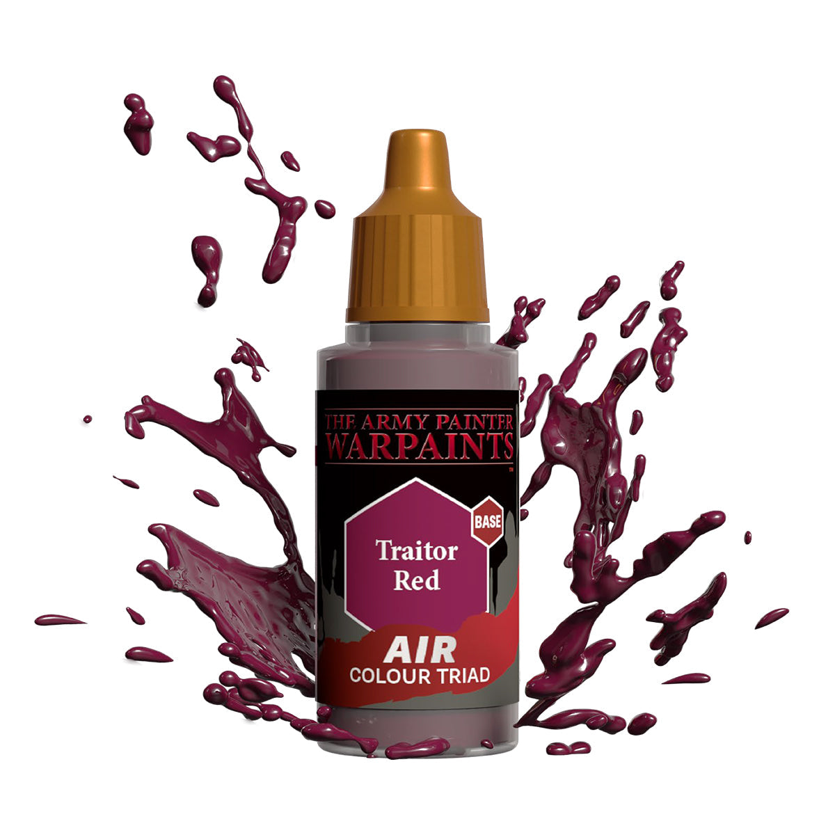 Warpaints Air: Traitor Red - Premium Matte Acrylic Paint for Miniatures & Models - Perfect for Warhammer, D&D, and Tabletop Gaming