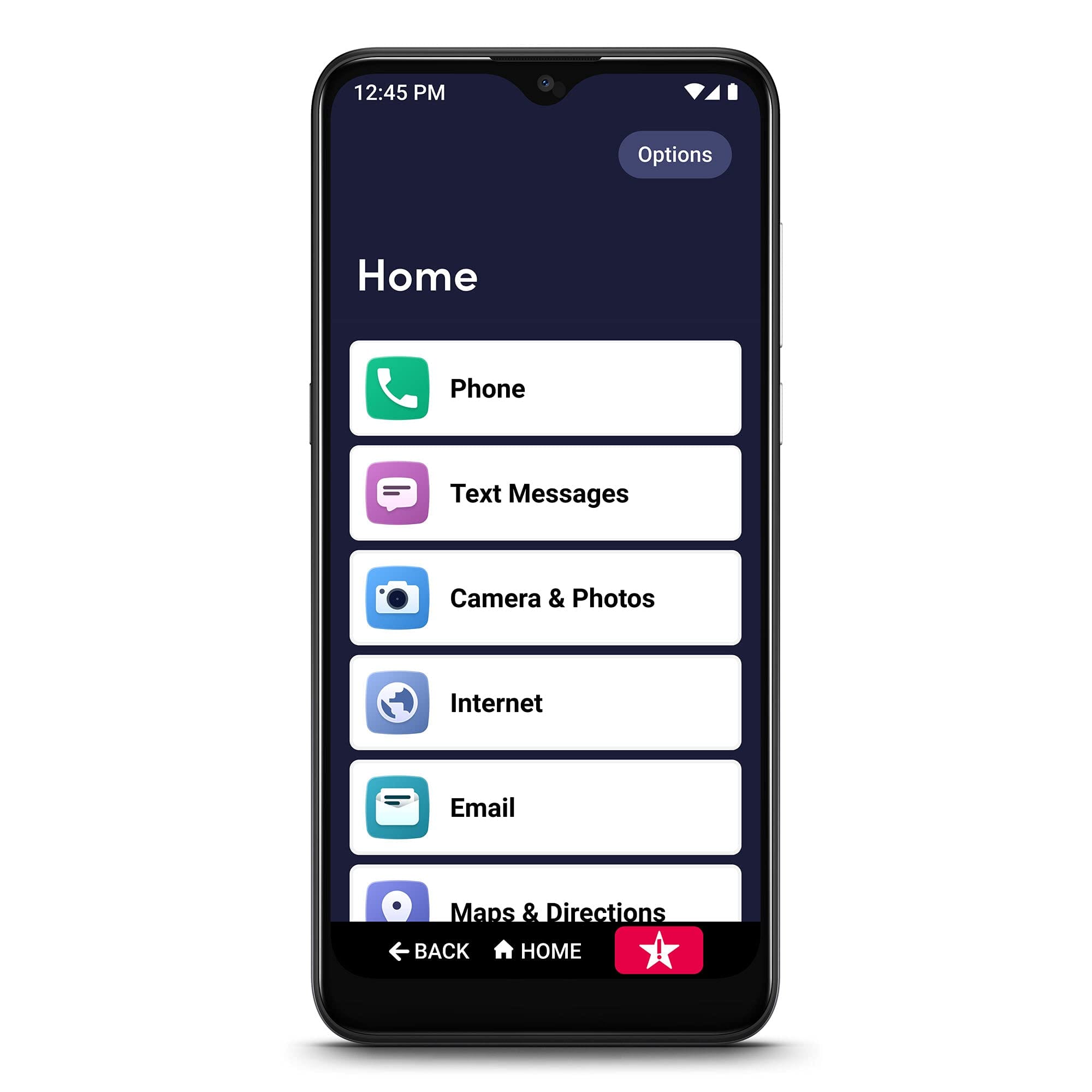 Jitterbug Smart3 Easy-to-Use Senior Smartphone with Large Buttons - Black | Perfect for Elderly & First-Time Smartphone Users | Stay Connected with Family & Emergency Services