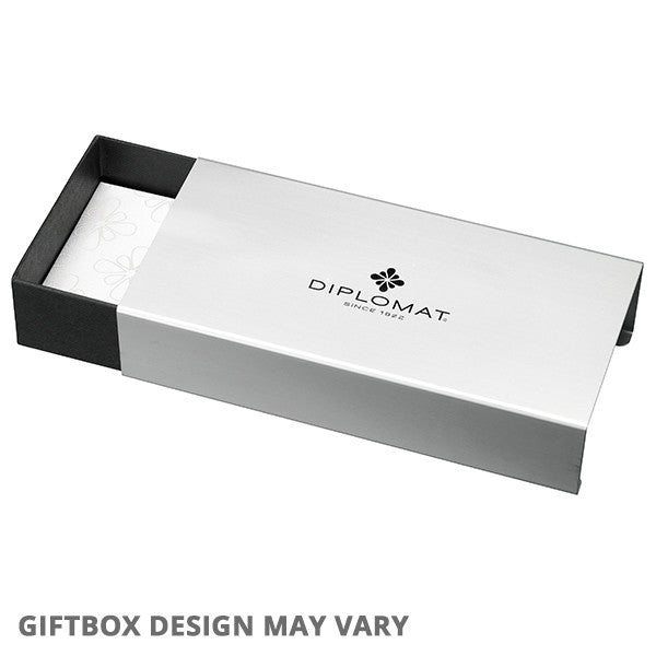 Diplomat Excellence A2 Skyline Fountain Pen - Premium Blue Ink Pen for Writing, Calligraphy & Gifts - Perfect for Office, School & Professional Use