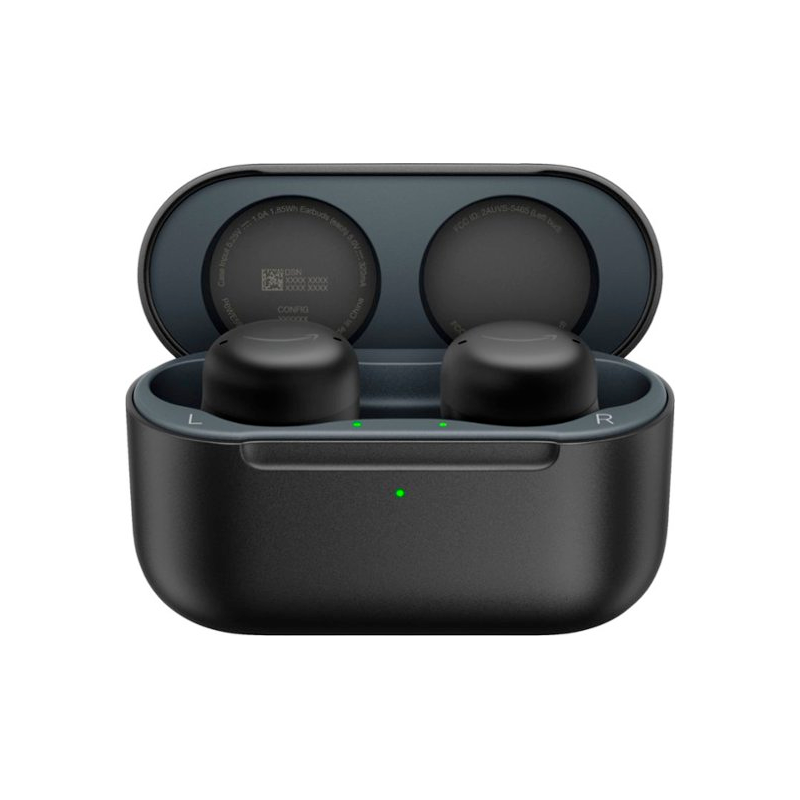 Amazon Echo Buds (2nd Gen) - Wireless Bluetooth Earbuds with Active Noise Cancellation, Black - Perfect for Workouts, Commuting & Travel