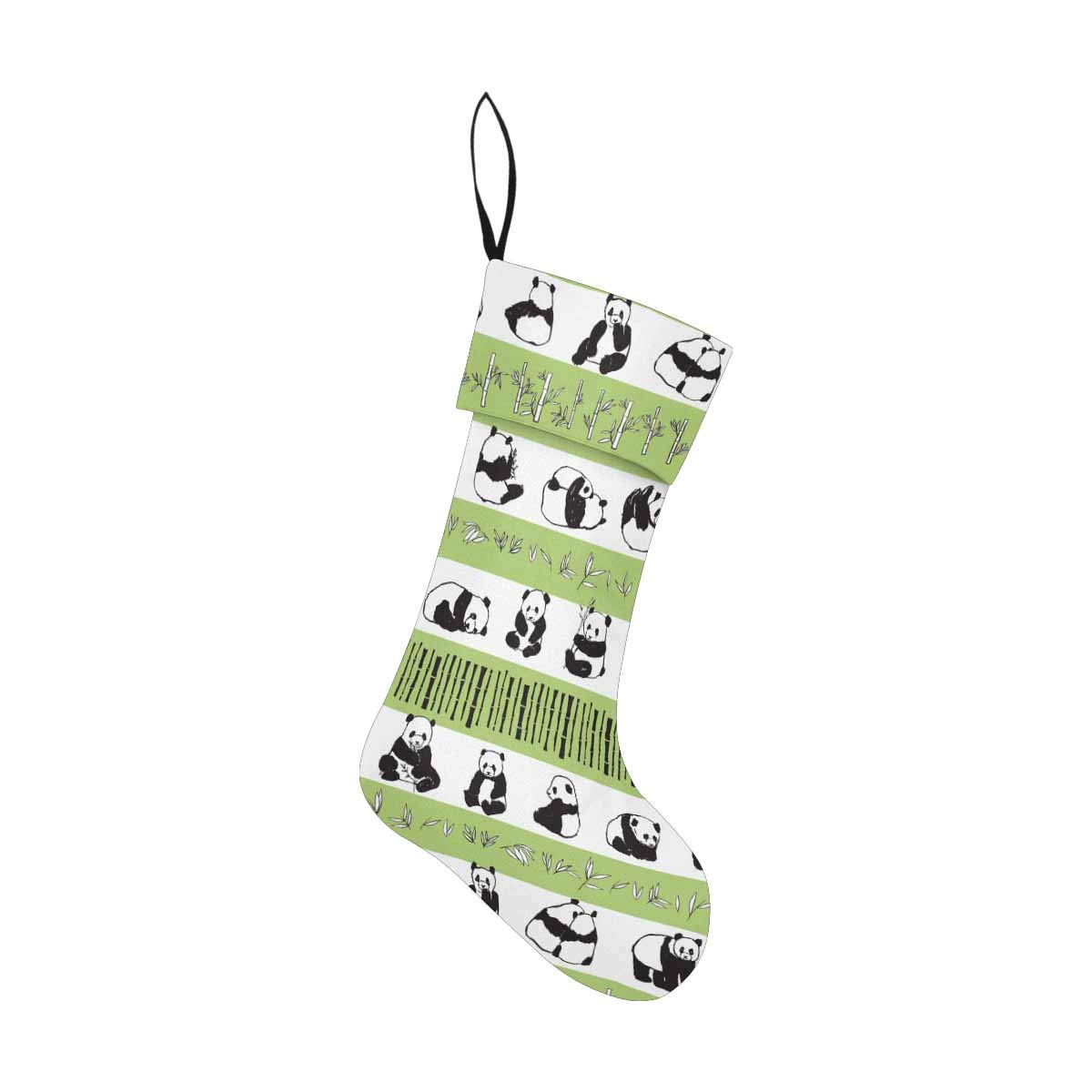 InterestPrint Panda Animal Pattern Christmas Fireplace Hanging Stockings - Festive Holiday Decor for Mantel, Xmas Tree & Home Decoration