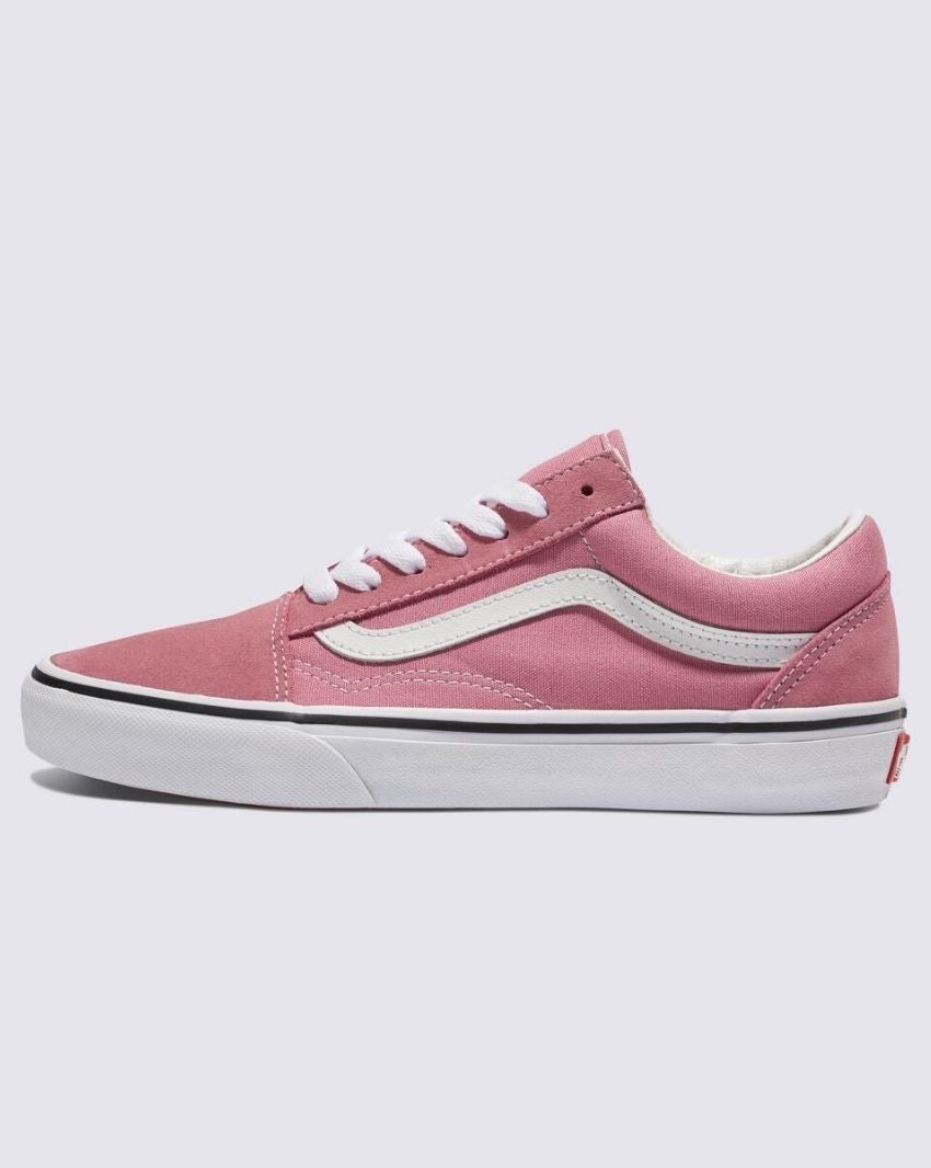 Vans Men's Old Skool Pink Sneakers - Classic Skate Shoes for Casual Wear, Street Style & Everyday Comfort