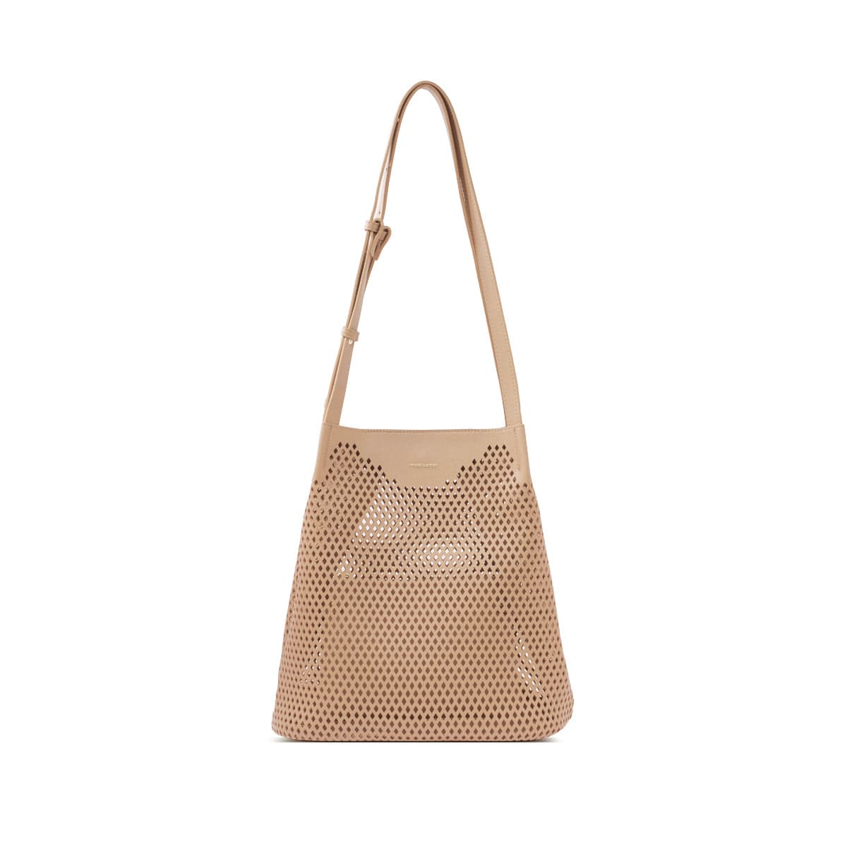 Vegan Leather Shoulder Bag with Diamond Accents | Sand Color | Stylish & Ethical Handbag for Women | Perfect for Work, Travel & Everyday Use