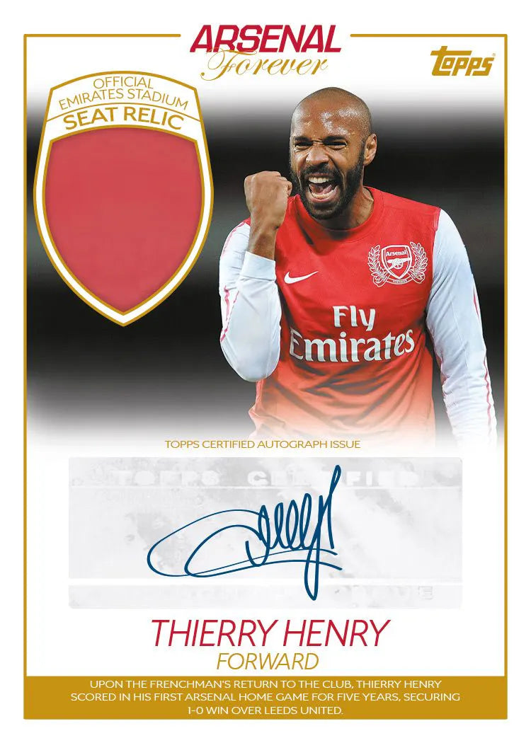 Topps Arsenal FC Forever 2024 Soccer Trading Cards - Collectible Football Memorabilia for Fans & Gift for Sports Enthusiasts
