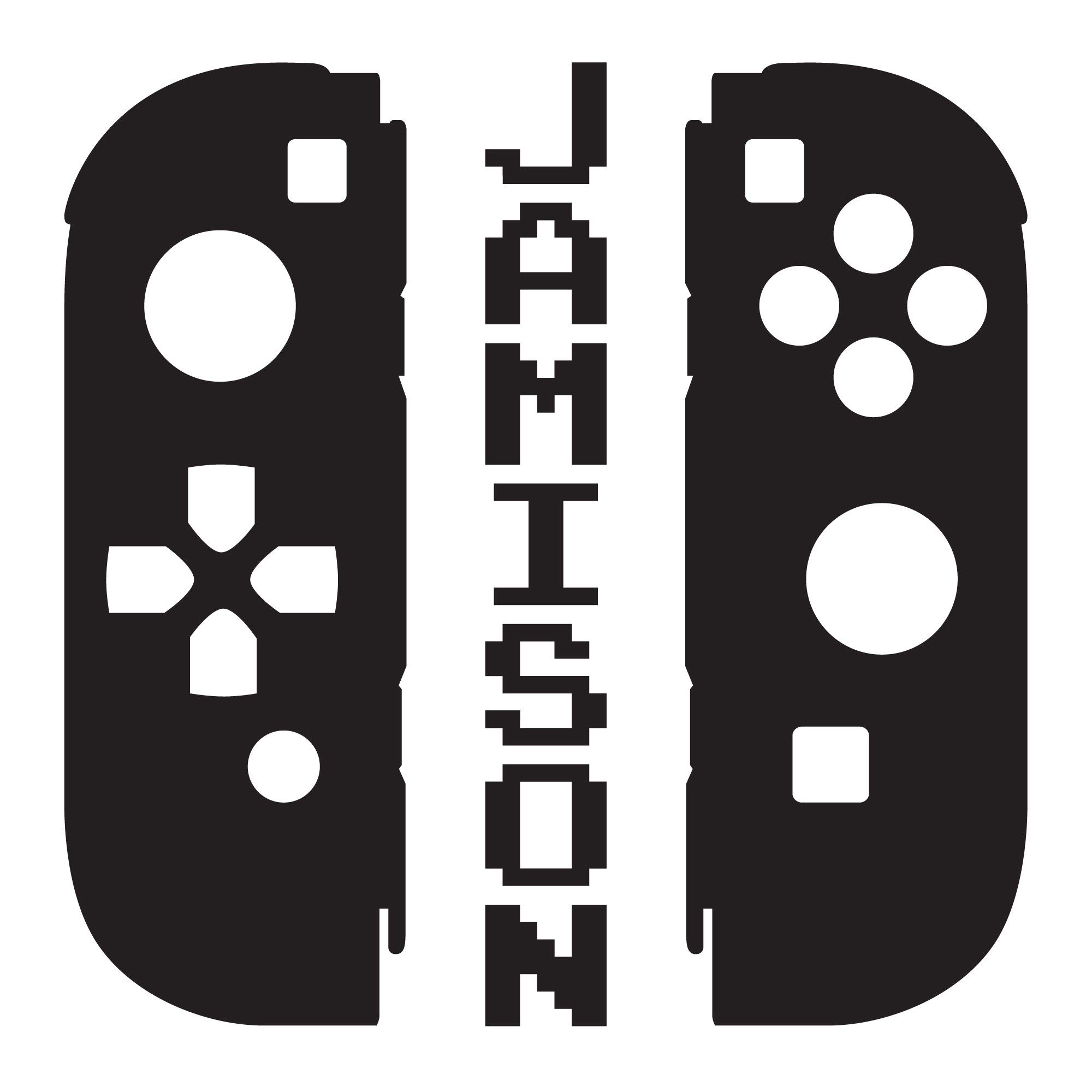 Custom Name Video Game Controller Wall Decal - Gamer Room Decor for Teens