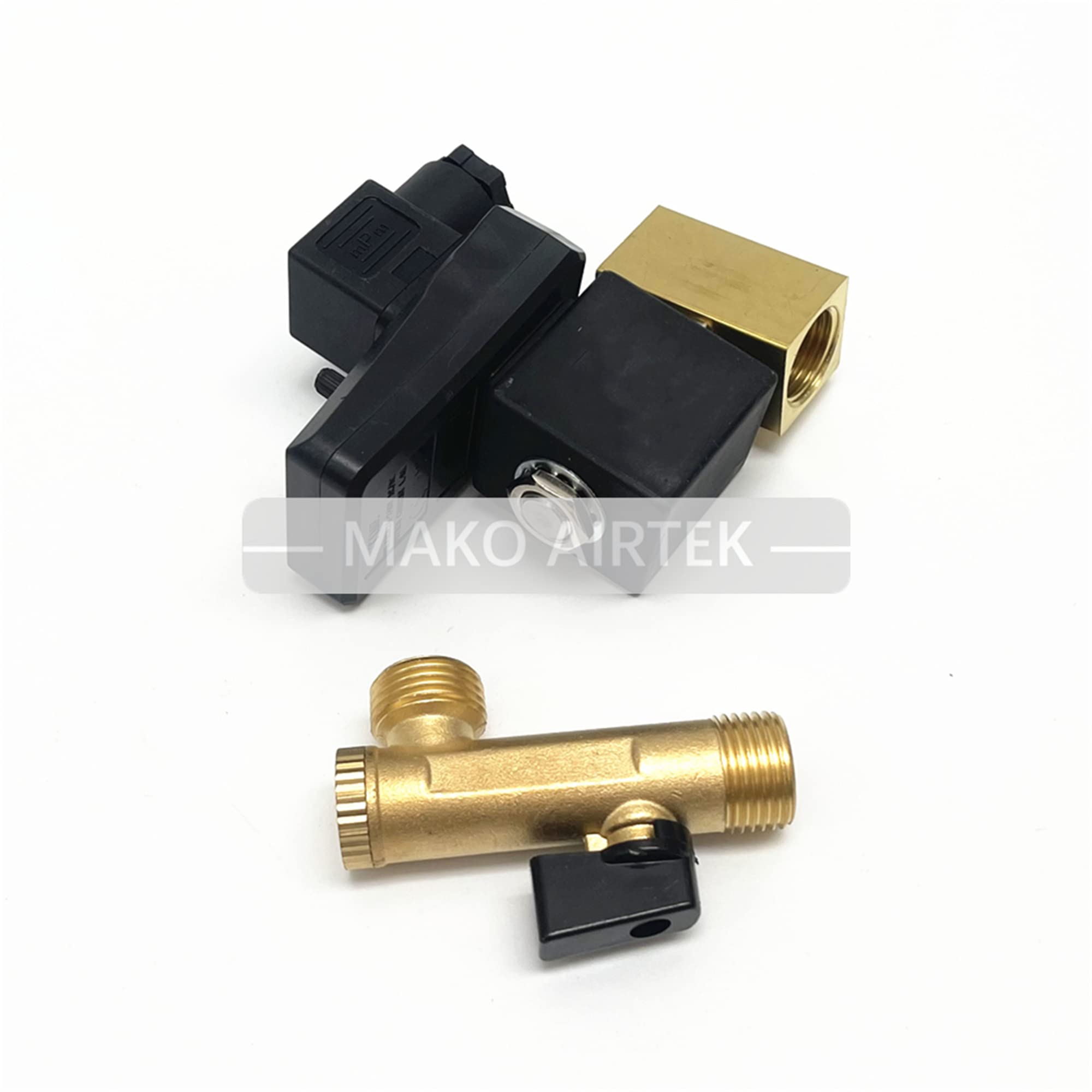 **Ingersoll Rand Air Compressor Electric Auto Drain Valve Kit (37995891) - Automatic Timed Drain for Efficient Moisture Control - Perfect for Workshops, Garages & Industrial Use**