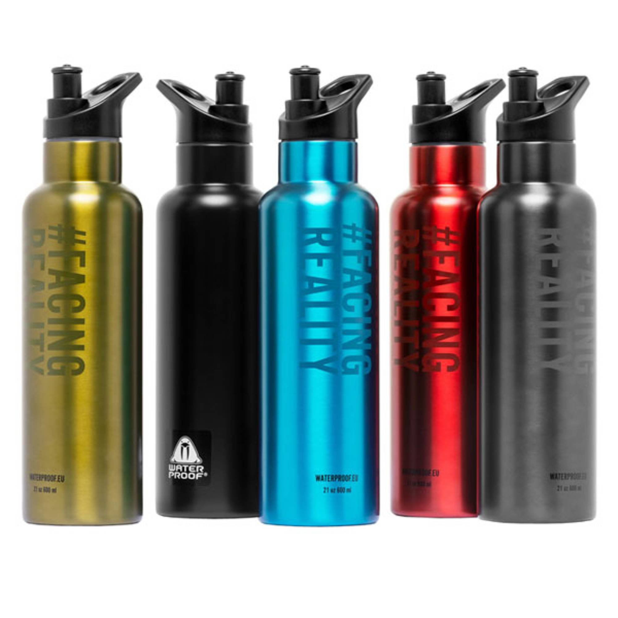 Premium Stainless Steel Waterproof Insulated Reusable Water Bottle - Keeps Drinks Hot/Cold for 24 Hours - Perfect for Hiking, Gym & Outdoor Activities
