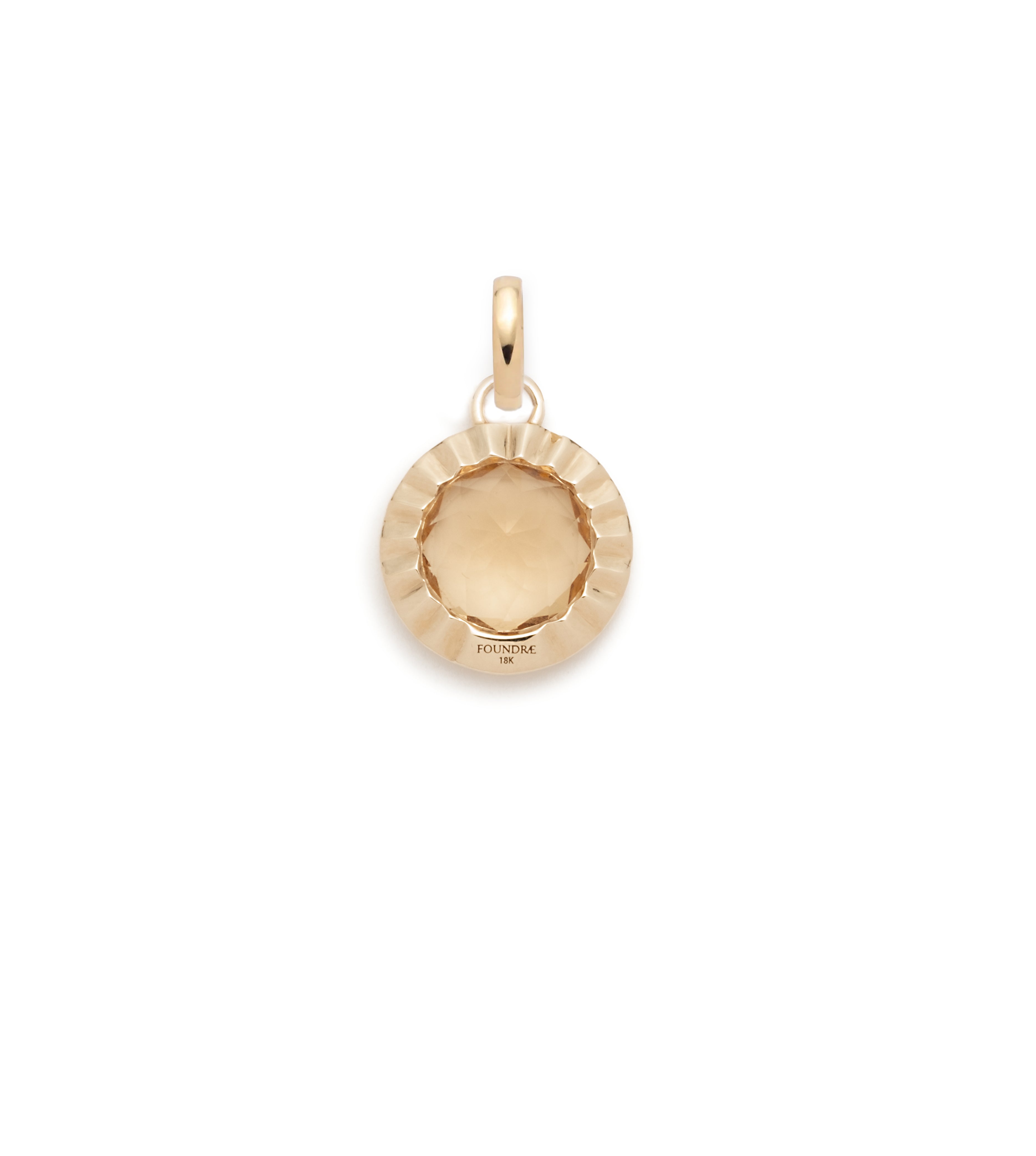 Champagne Citrine Gemstone Necklace with Annex Link - Elegant Internal Compass Jewelry for Women | Perfect for Daily Wear, Office & Special Occasions