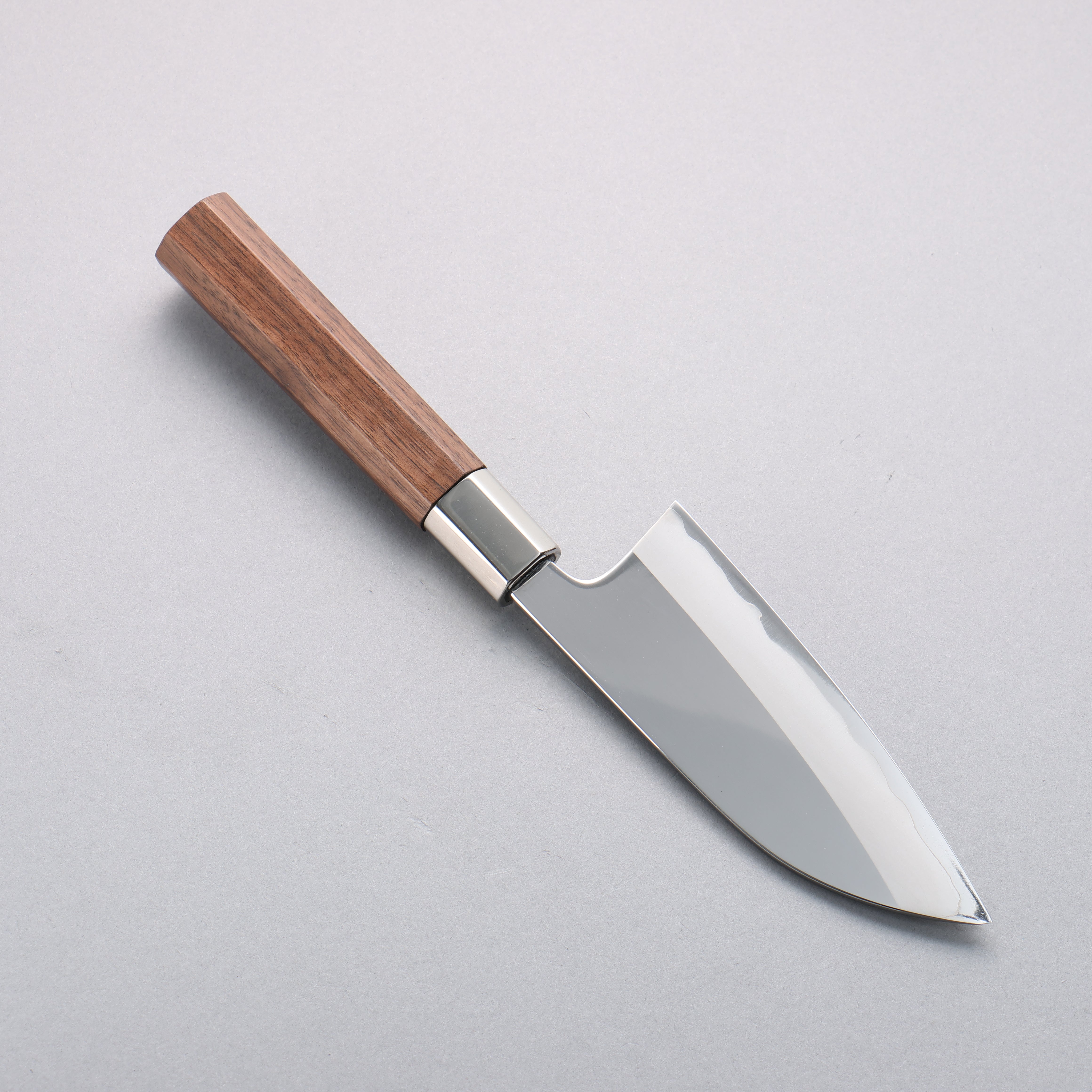 Premium Kurotori Silver Steel No.3 Migaki Finished Deba Knife 135mm - Japanese Professional Chef Knife with Walnut Handle - Perfect for Sushi, Fish Filleting & Asian Cuisine