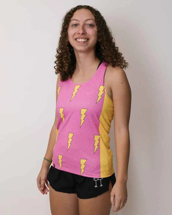 ChicknLegs Performance Singlet for Women - Breathable Workout Tank Top - Gym, Running & Yoga Activewear