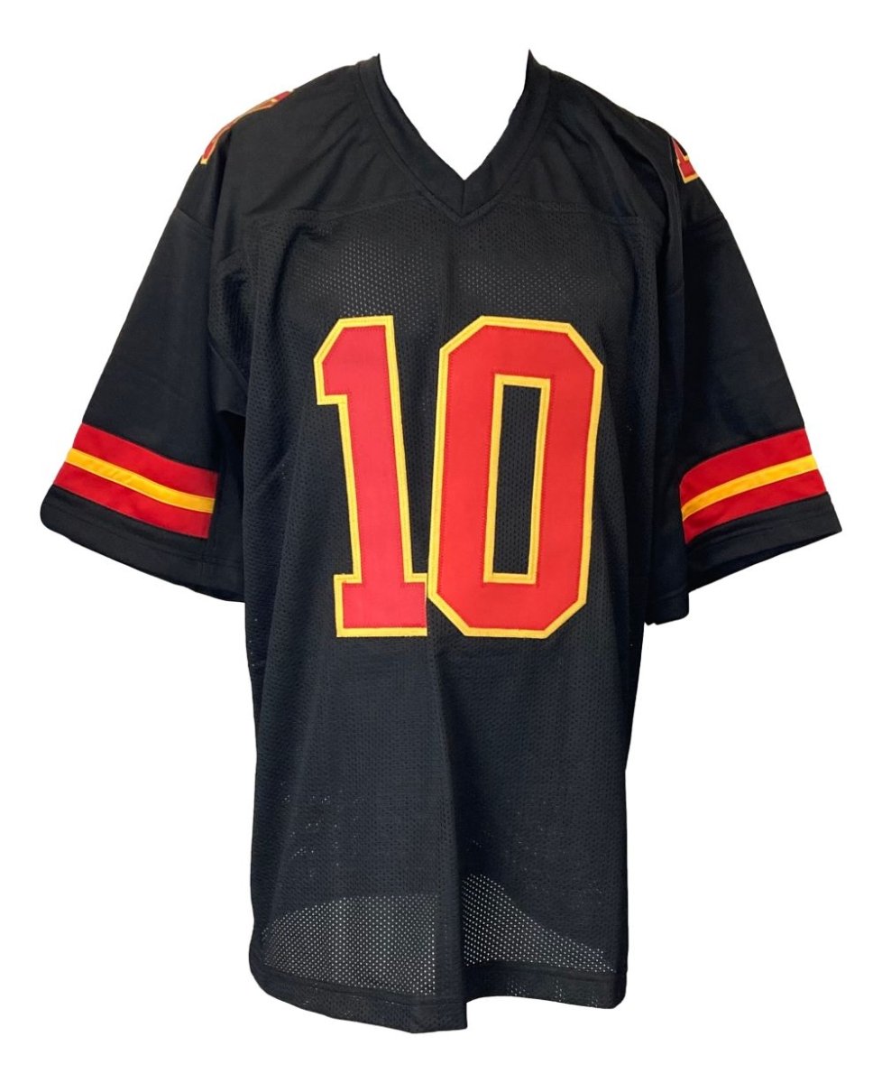 Authentic Isiah Pacheco Kansas City Chiefs Signed Black Football Jersey with JSA Hologram - Perfect for Collectors, Fans, and Sports Memorabilia Displays