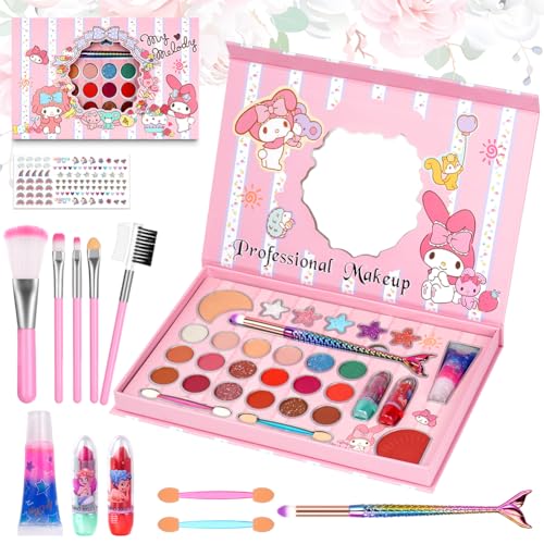 37 Pcs Conejo Dibujos Animados Maquillaje Set
